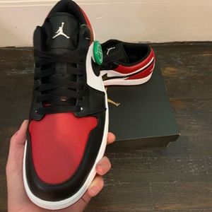 Jordan 1 low “bred toe”